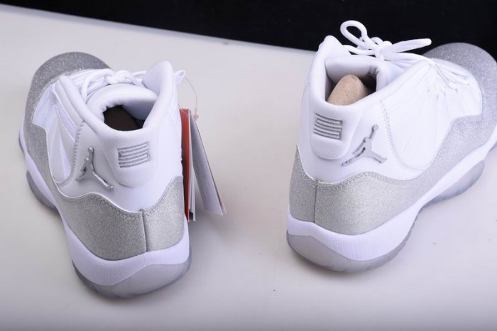 jordan 11 retro white metallic silver - ar0715-100