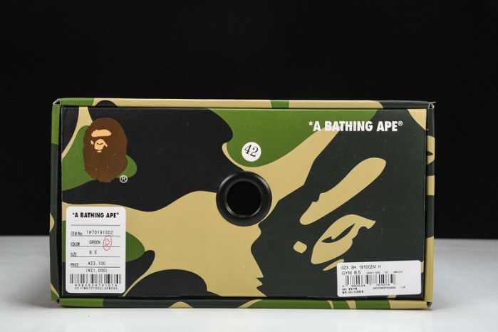 a bathing ape bape sta low copshoe bp-046