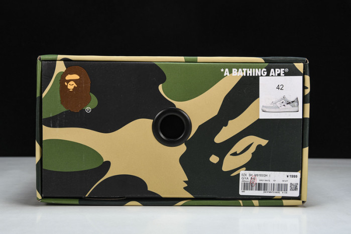 a bathing ape bape sta low copshoe bp-048