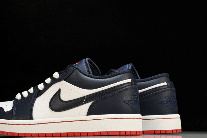 jordan 1 low obsidian ember glow - 553558-481