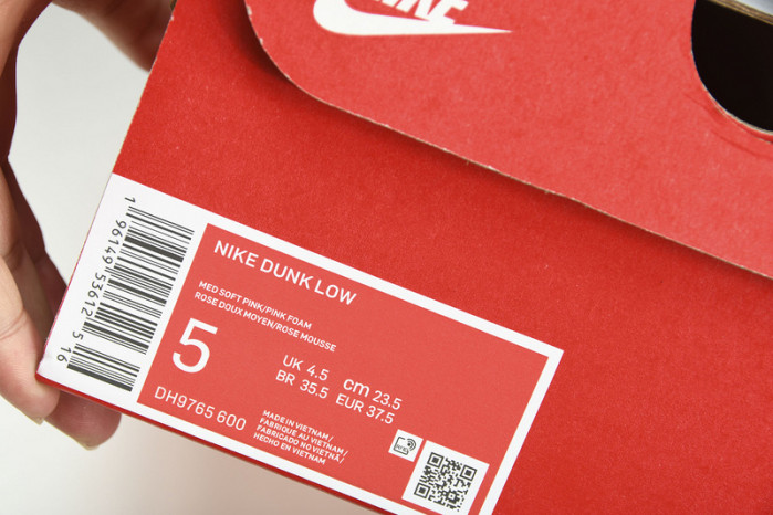 nike dunk low triple pink (ps) - dh9756-600