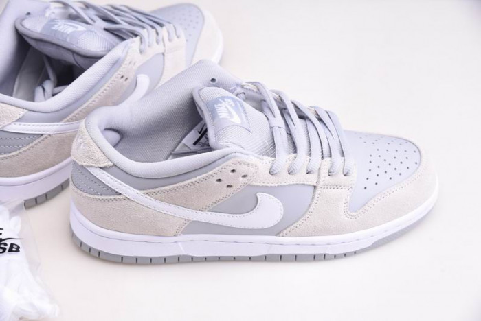 nike sb dunk low summit white wolf grey - ar0778-110