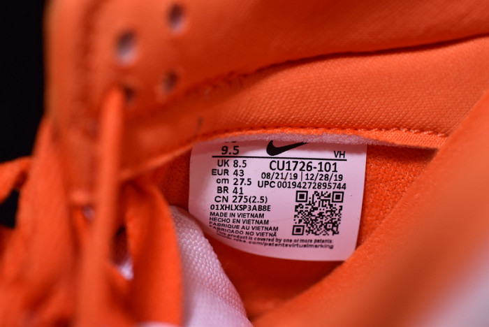 nike dunk low sp syracuse (2020) - cu1726-101