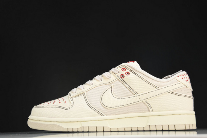 dunk low light orewood brown sashiko dv0834-100