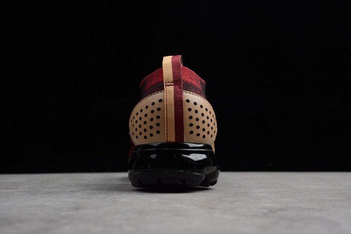 nike air vapormax flyknit 2 nrg team red vachetta tan at8955 -600