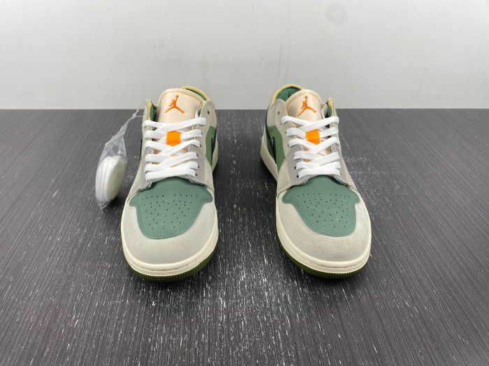 air jordan 1 low se craft "light olive" fd6819-300