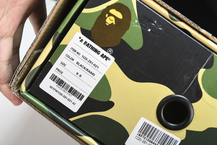 a bathing ape bape sta low copshoe bp-058