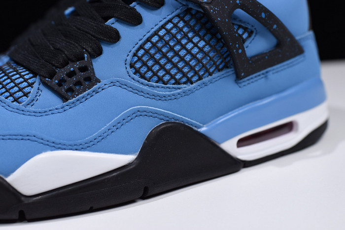 travis scott x air jordan 4 “houston oilers” university blue 308497-406