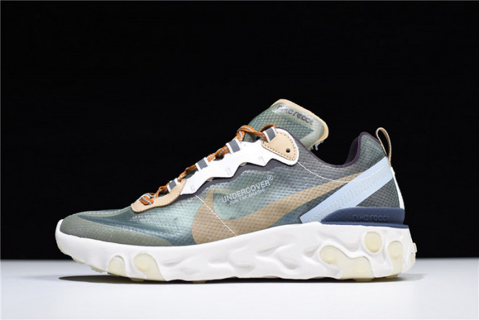 nike react element 87 undercover green mist - bq2718-300