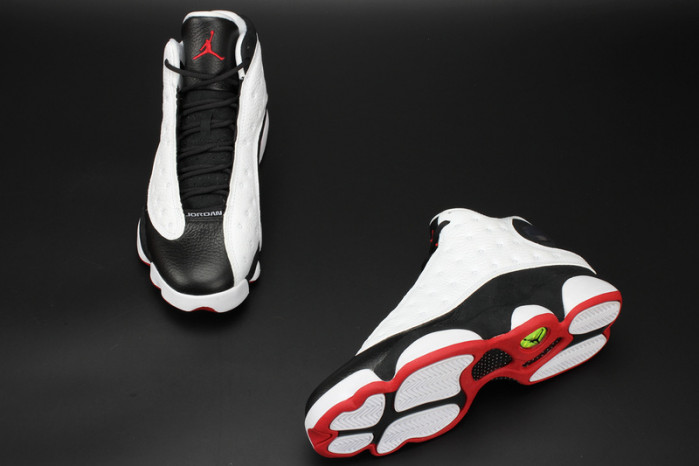 air jordan 13 retro "he got game" white/ black-true red mens 309259-104