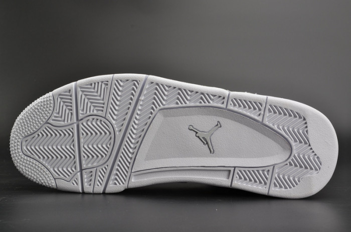 air jordan 4 retro “pure money” white mens 308497-100