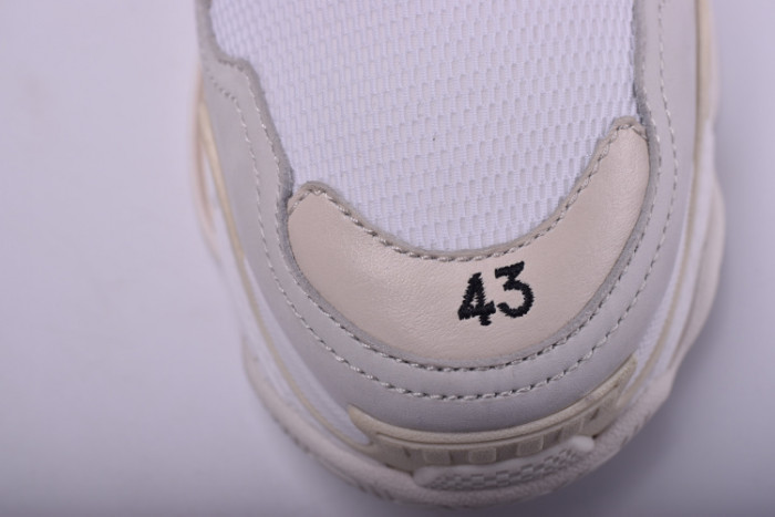 bl 17fw triple s“cream” 490671-w06f1-9000